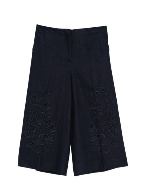 CROPPED PANTS TWIN SET | 261TP231313172 BLUE NIGHT